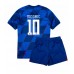 Maillot de foot Croatie Luka Modric #10 Extérieur vêtements enfant Europe 2024 Manches Courtes (+ pantalon court)